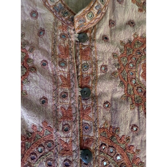 Vintage Riva Banjara Jacket Mirrored Boho - Picture 8 of 8